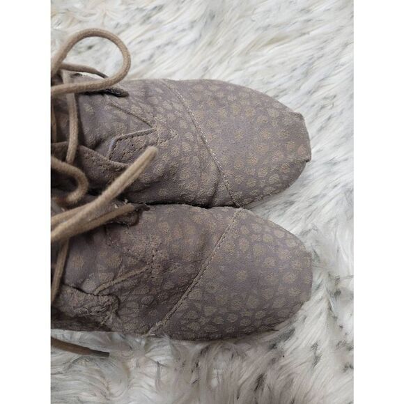 Toms Moroccan Desert Wedge Bootie, Women's 9 - Picture 4 of 6